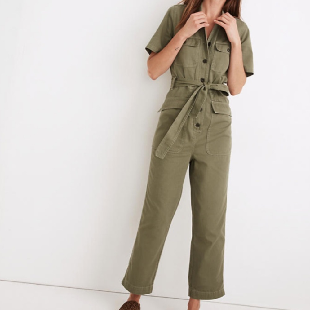 Brand New Madewell Tie-Waist Jumpsuit Coverall